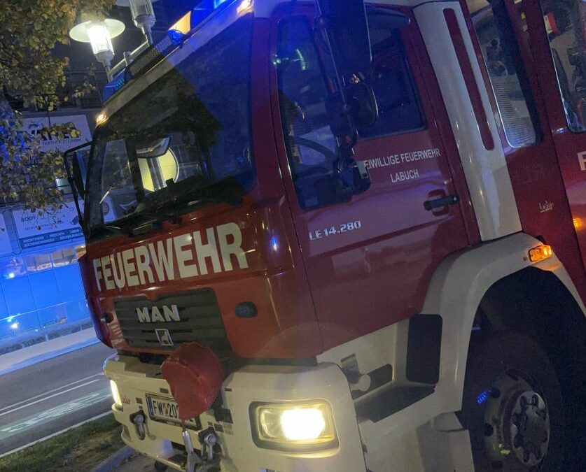 Übung mit der Feuerwehr Gleisdorf