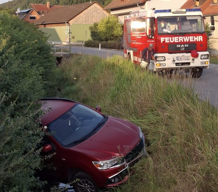 T03 |Fahrzeug in Bach